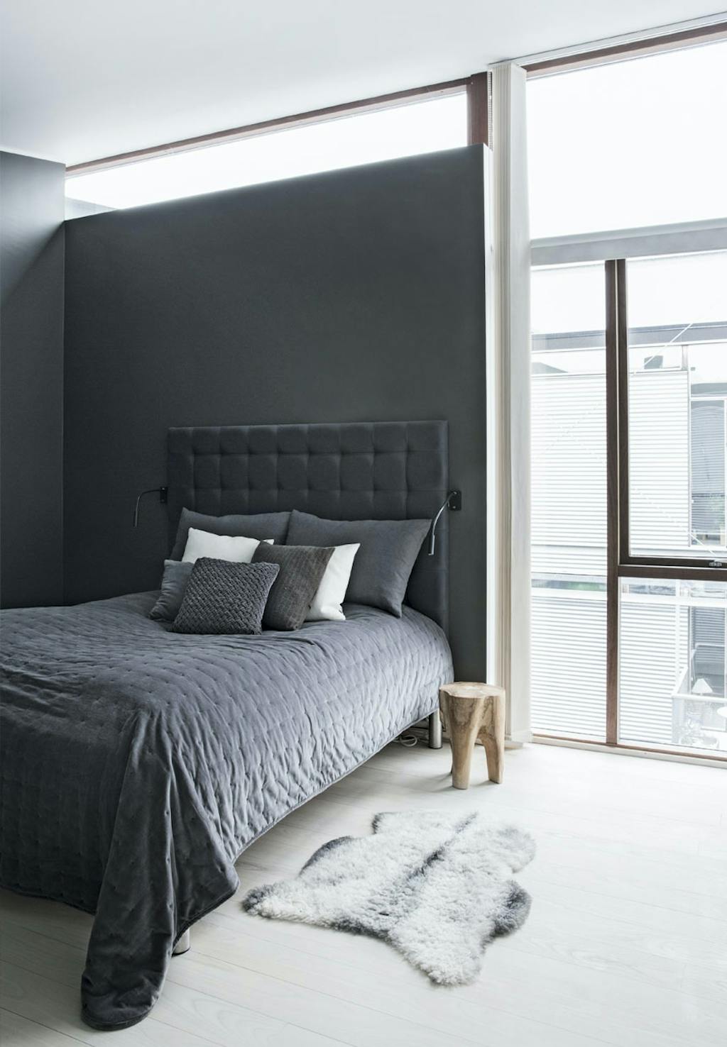 Sofistikeret hulestemning i soveværelset