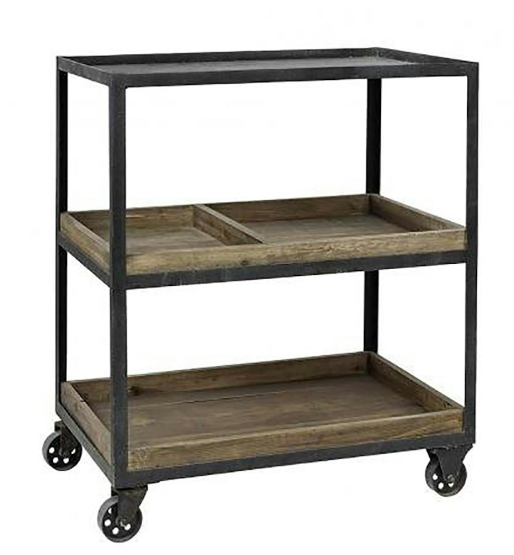 Nordal rullebord i jern og træ