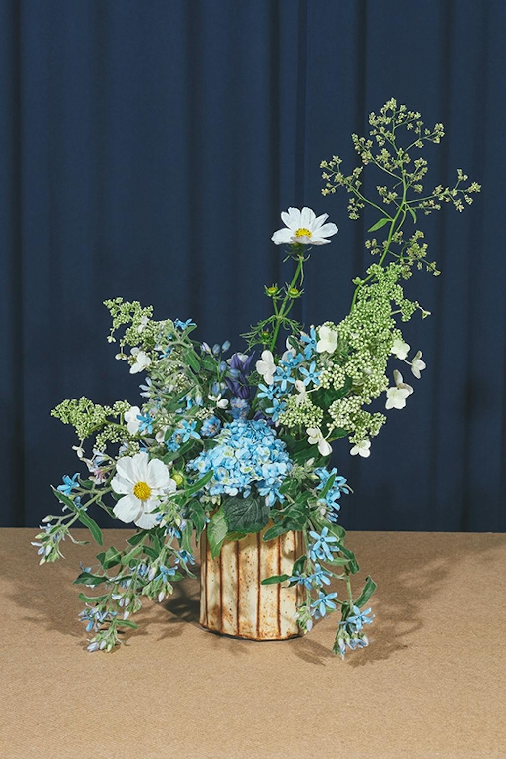 blå buket fra blomst af uffe buchard