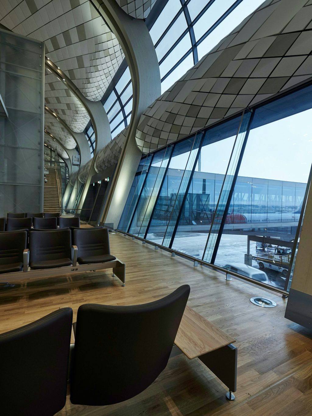 design arkitektur oslo lufthavn udvidelse stole terminal