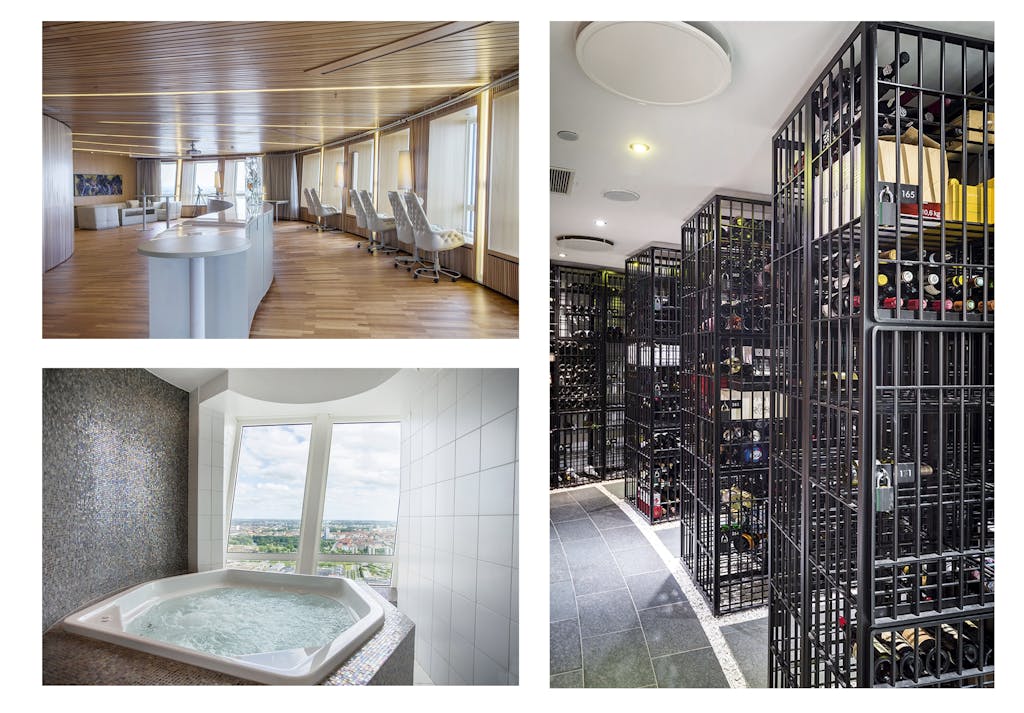 lejlighed indretning eksklusivt spa fitness vinkælder