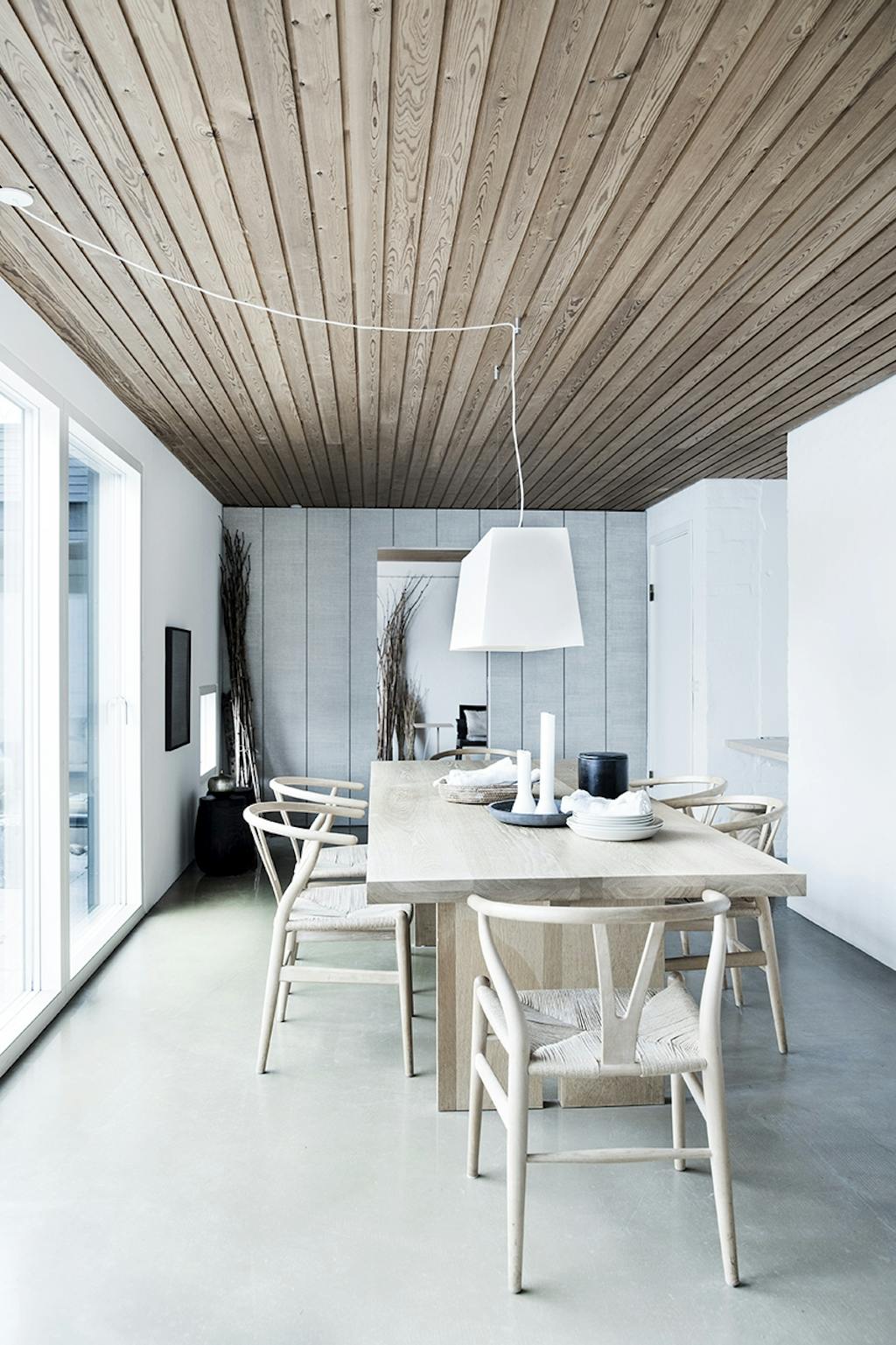 arkitekttegnede huse inspiration spisestue spisebord
