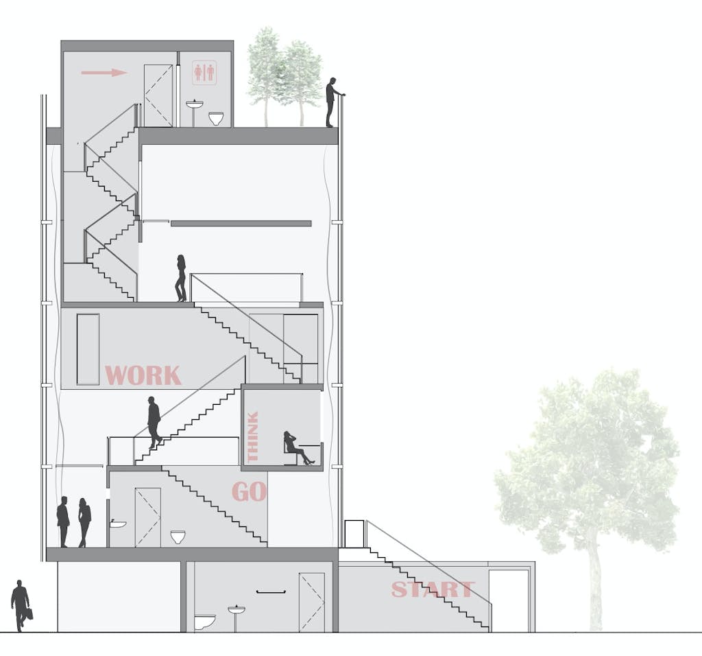 En lodret have på facaden
