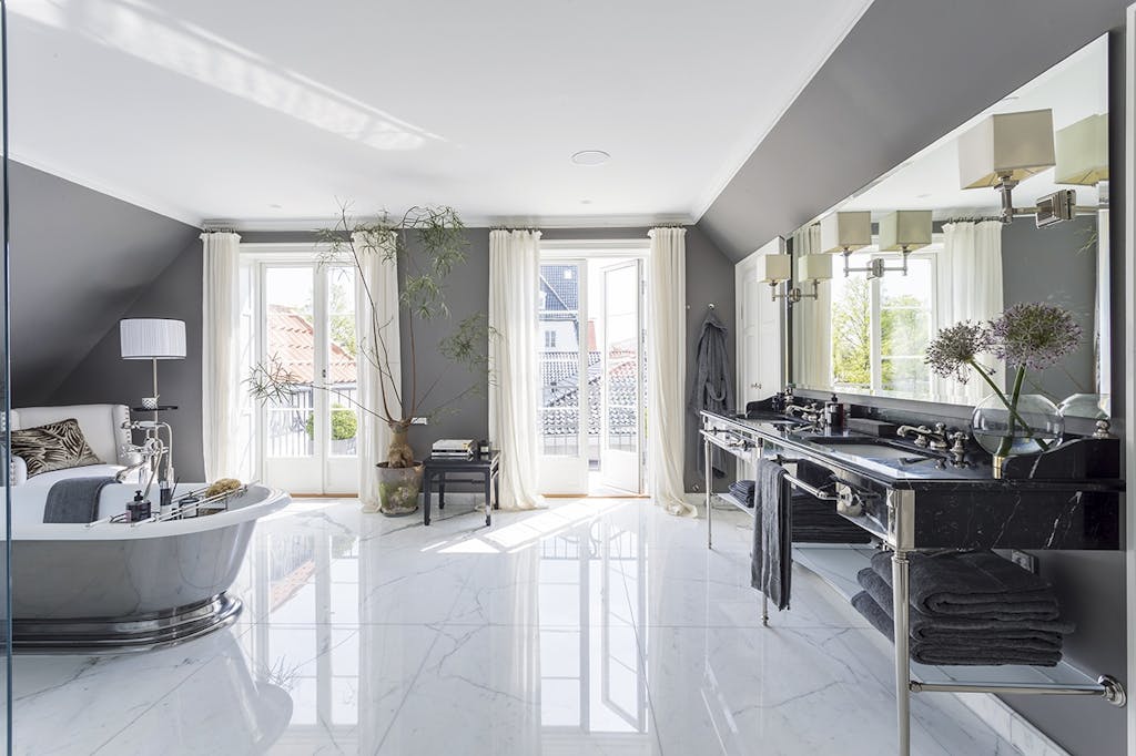 bad og design badeværelse luksus marmor