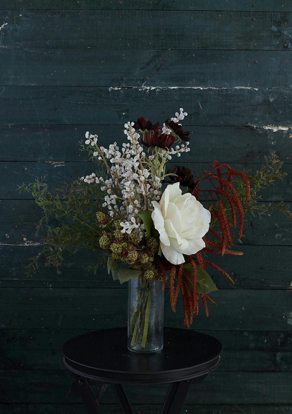 kunstige blomster buket efterår