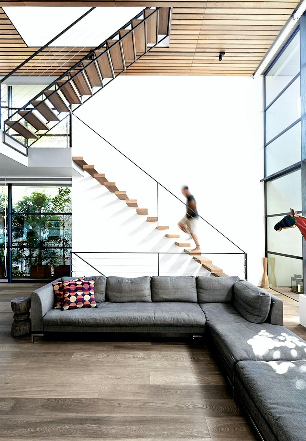 Visuelt overblik mellem etagerne