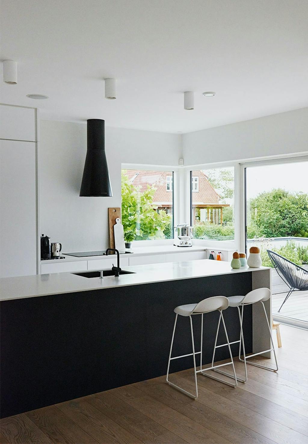 Køkkenet har morgensol