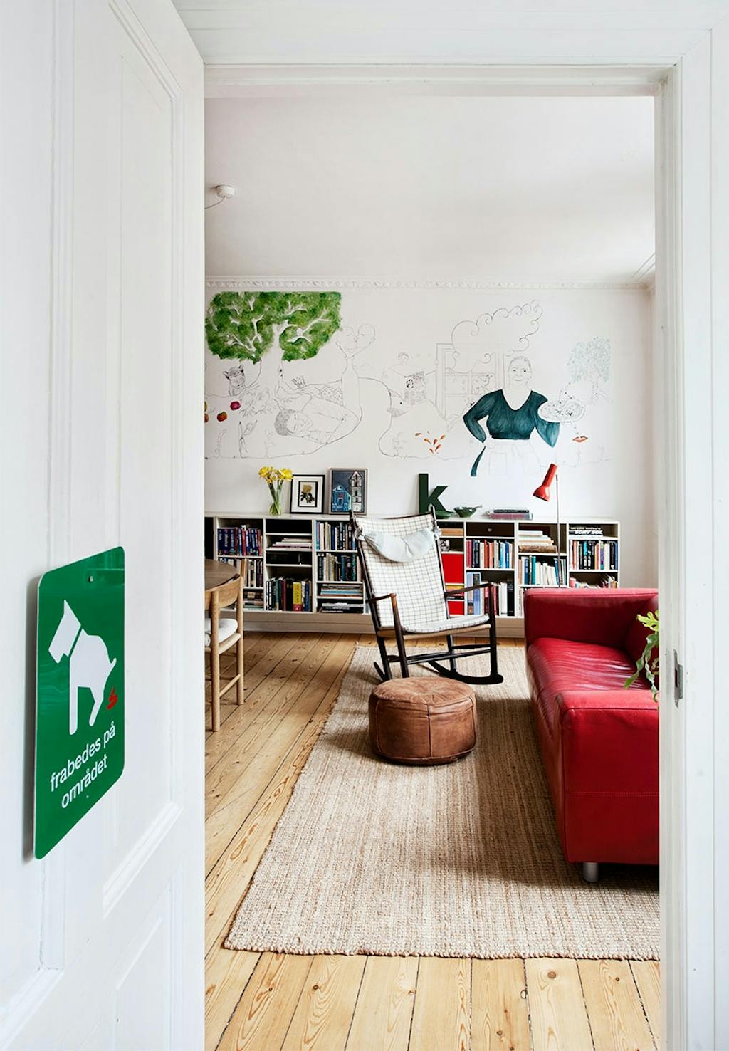 Personligt og humoristisk hjem