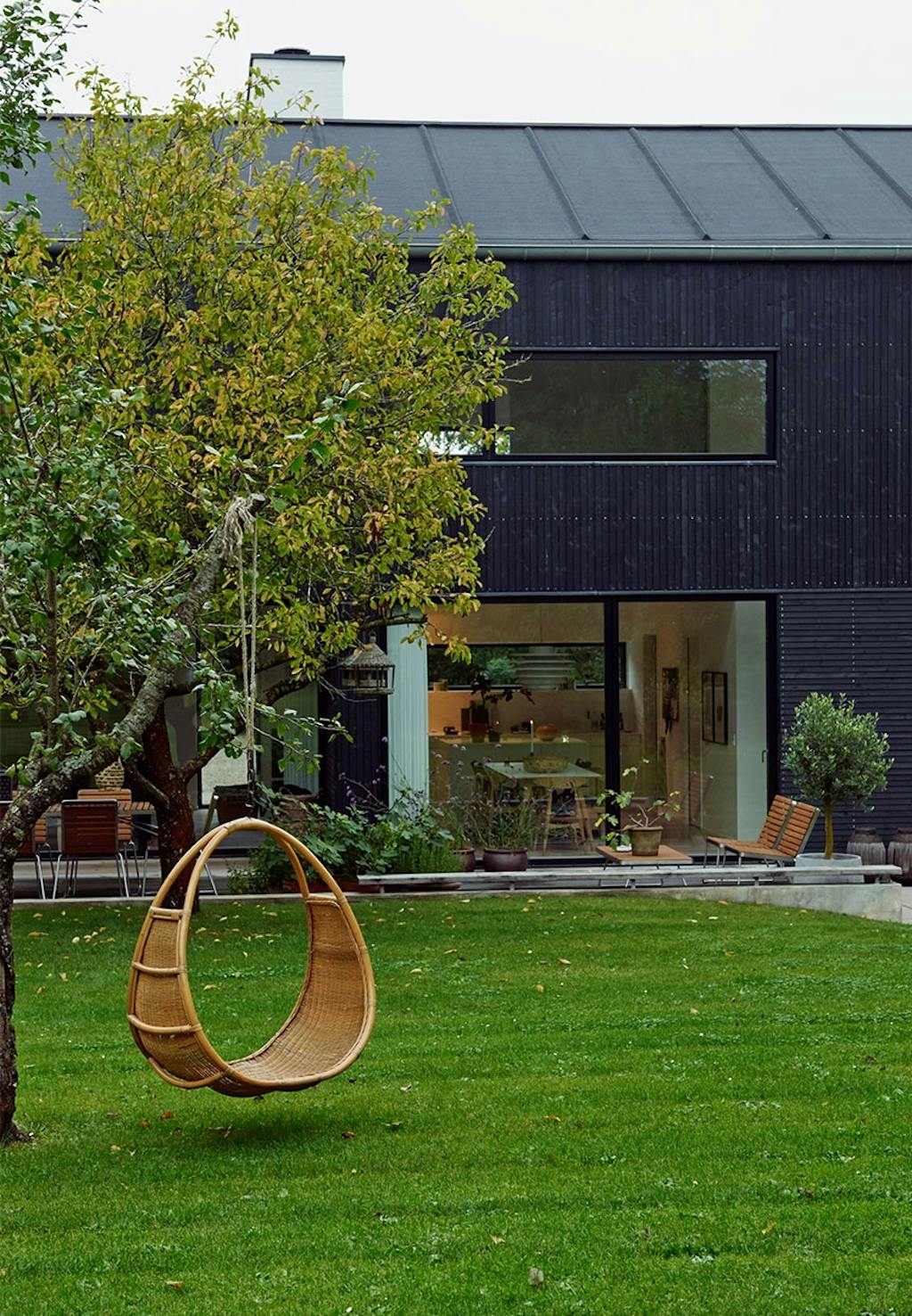 Der er leget med facadebeklædningen