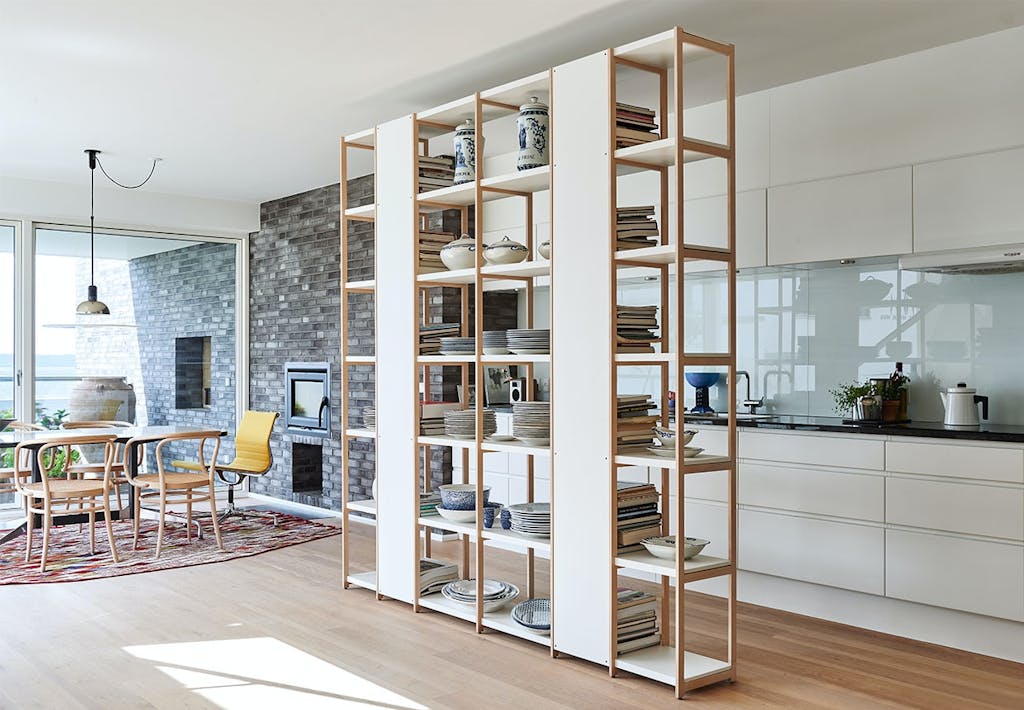 En nærmest skulpturel rumdeler