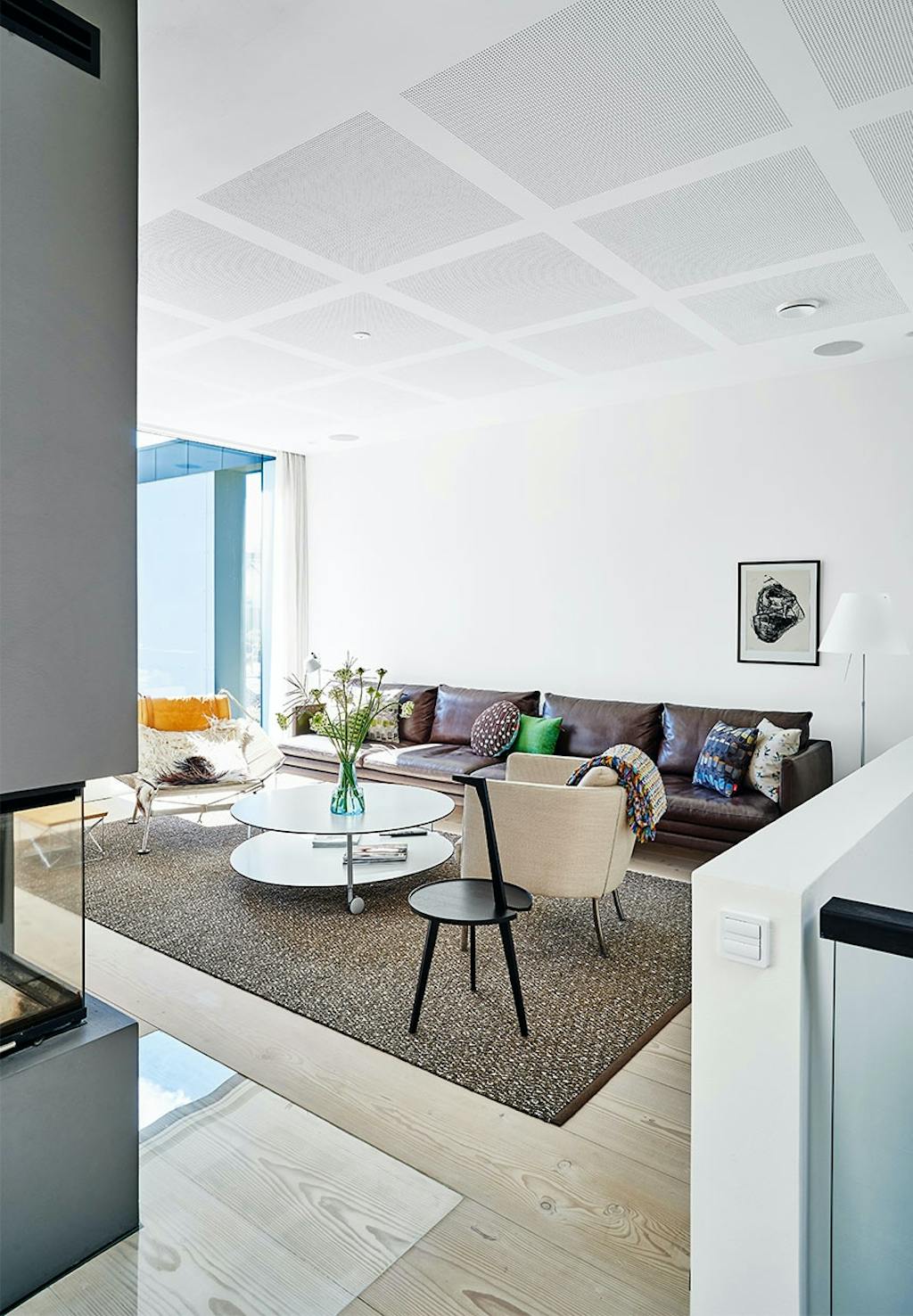 Opholdstue med plads til familien