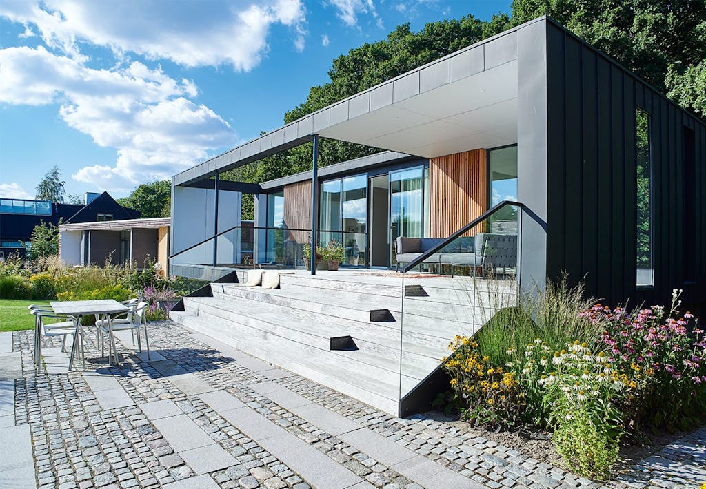 Trappetrin og siddepladser