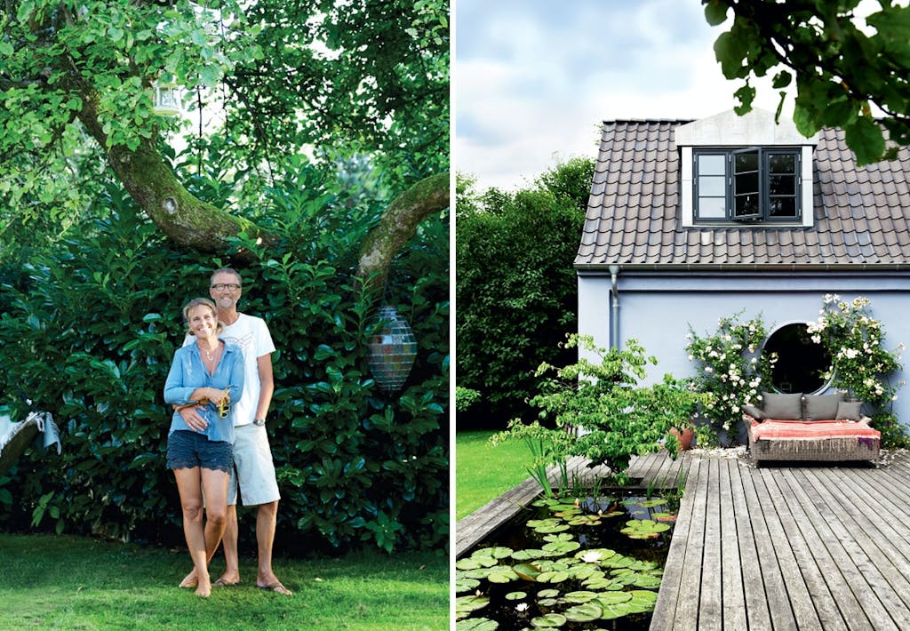 Designparrets æstetiske have og drivhus