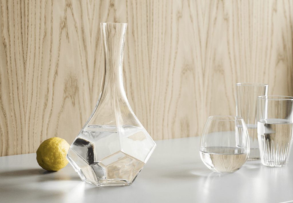 karaffel glas vin vand 