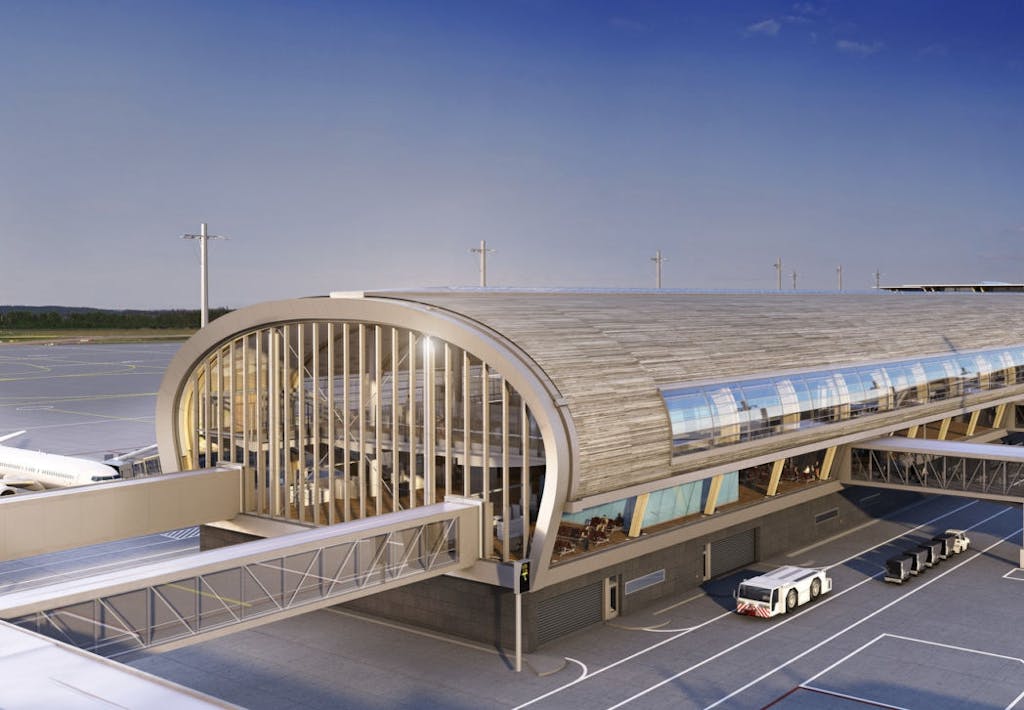 design arkitektur oslo lufthavn udvidelse