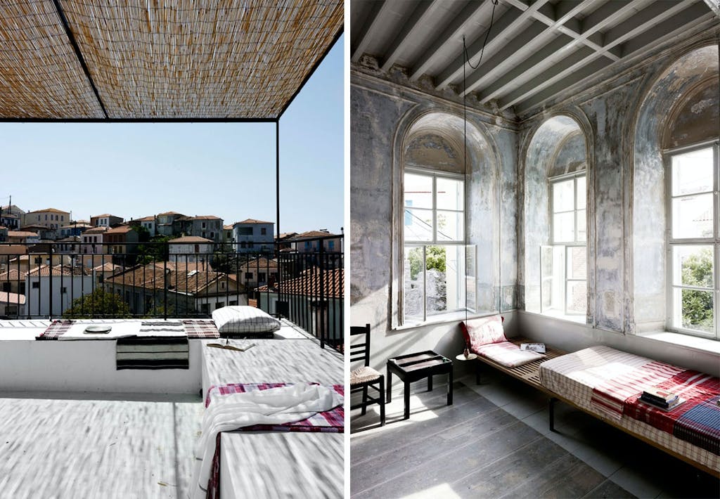 Kaptajnens Hus i Plomari på Lesvos istandsat af danske arkitekter.