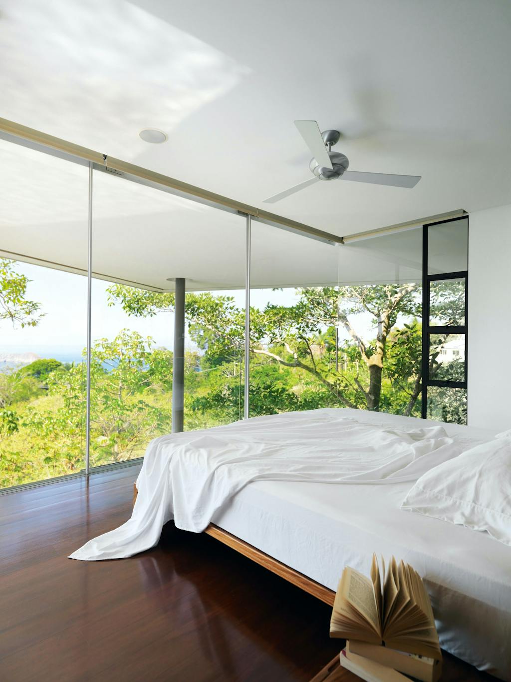 Naturen er nærværende i soveværelset  