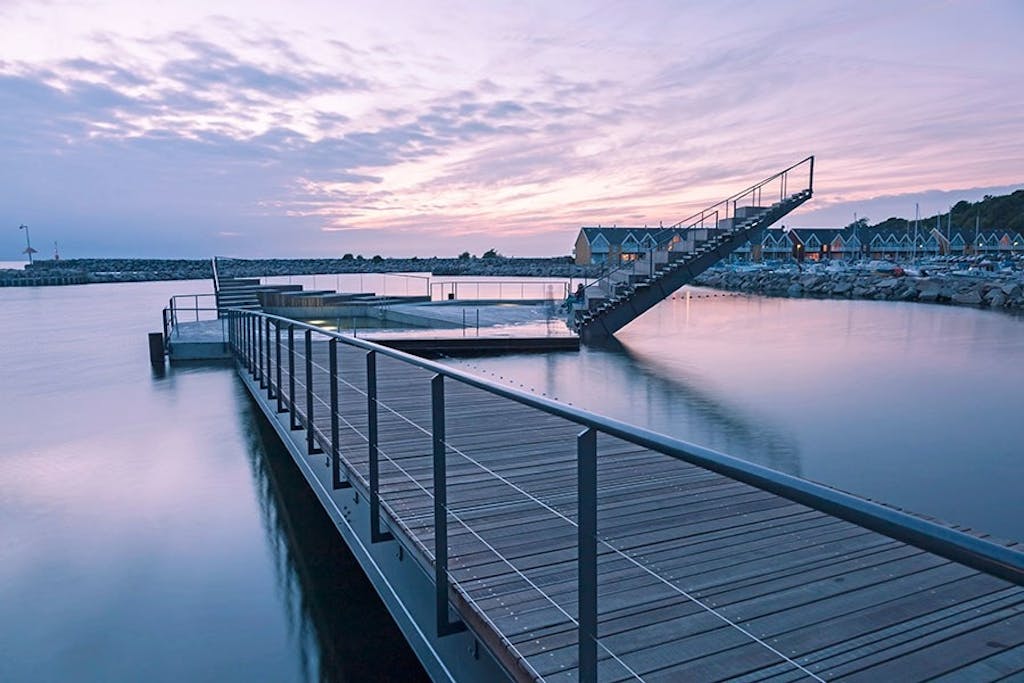 Smukt friluftsbad på Bornholm