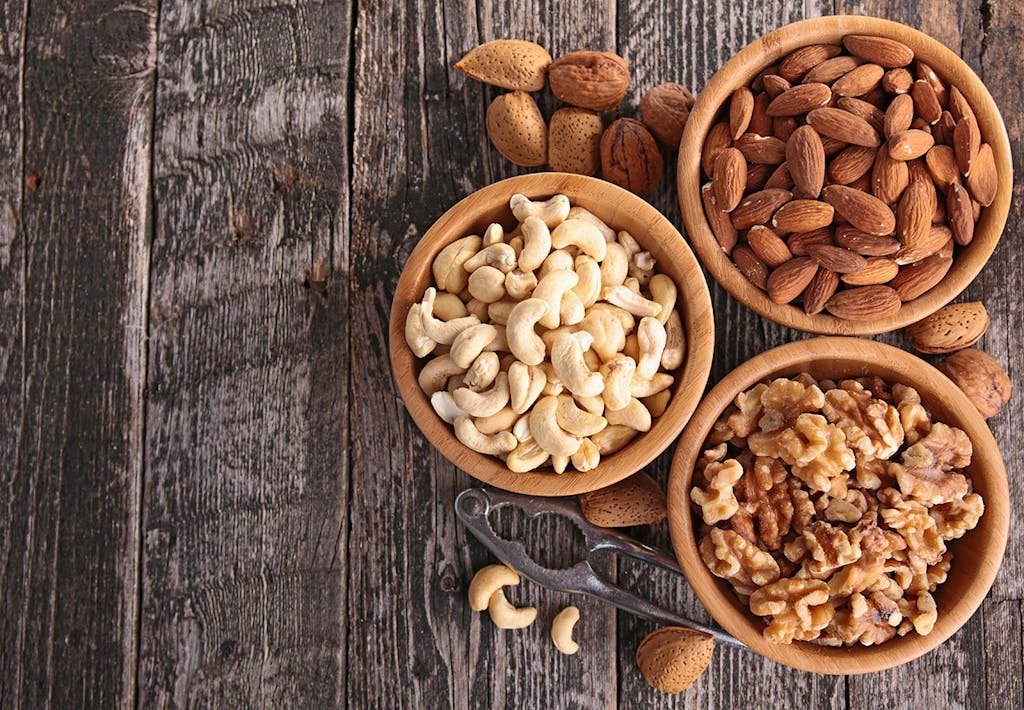 Sunde nødder som beskattes ifølge brandbeskatningen