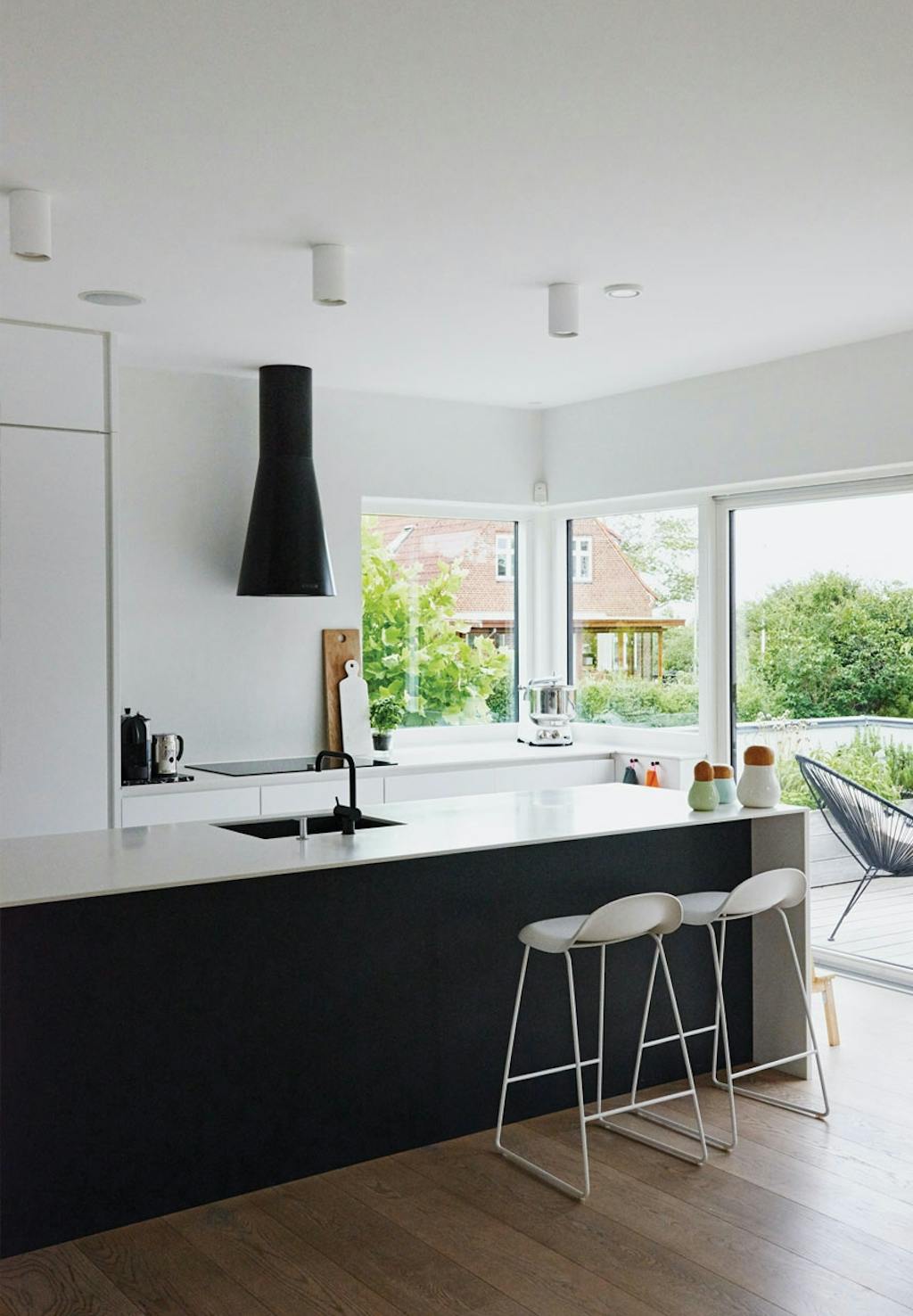 Køkkenet har morgensol