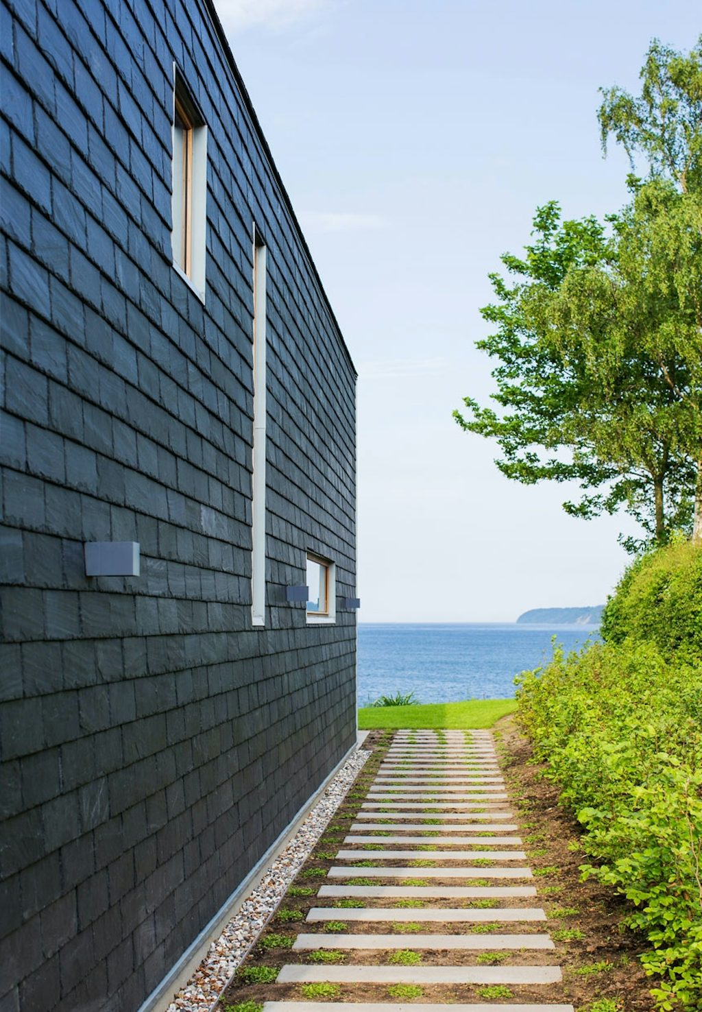Arkitekttegnet villa med flotte detaljer Arkitekttegnet villa med flotte detaljer