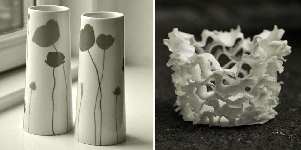 Valmuevase og flagestage