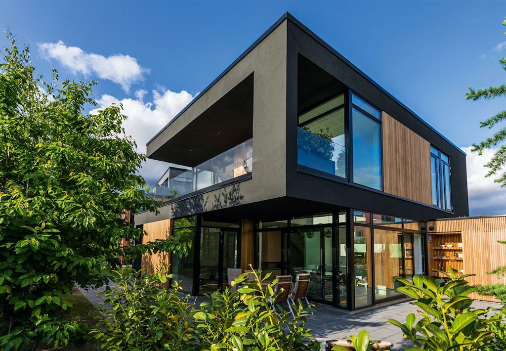 Villa tegnet af arkitekt Lars Bo Poulsen