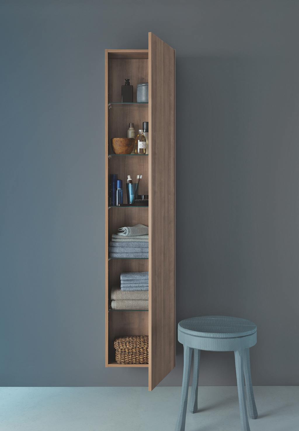 Diskret opbevaring i træ