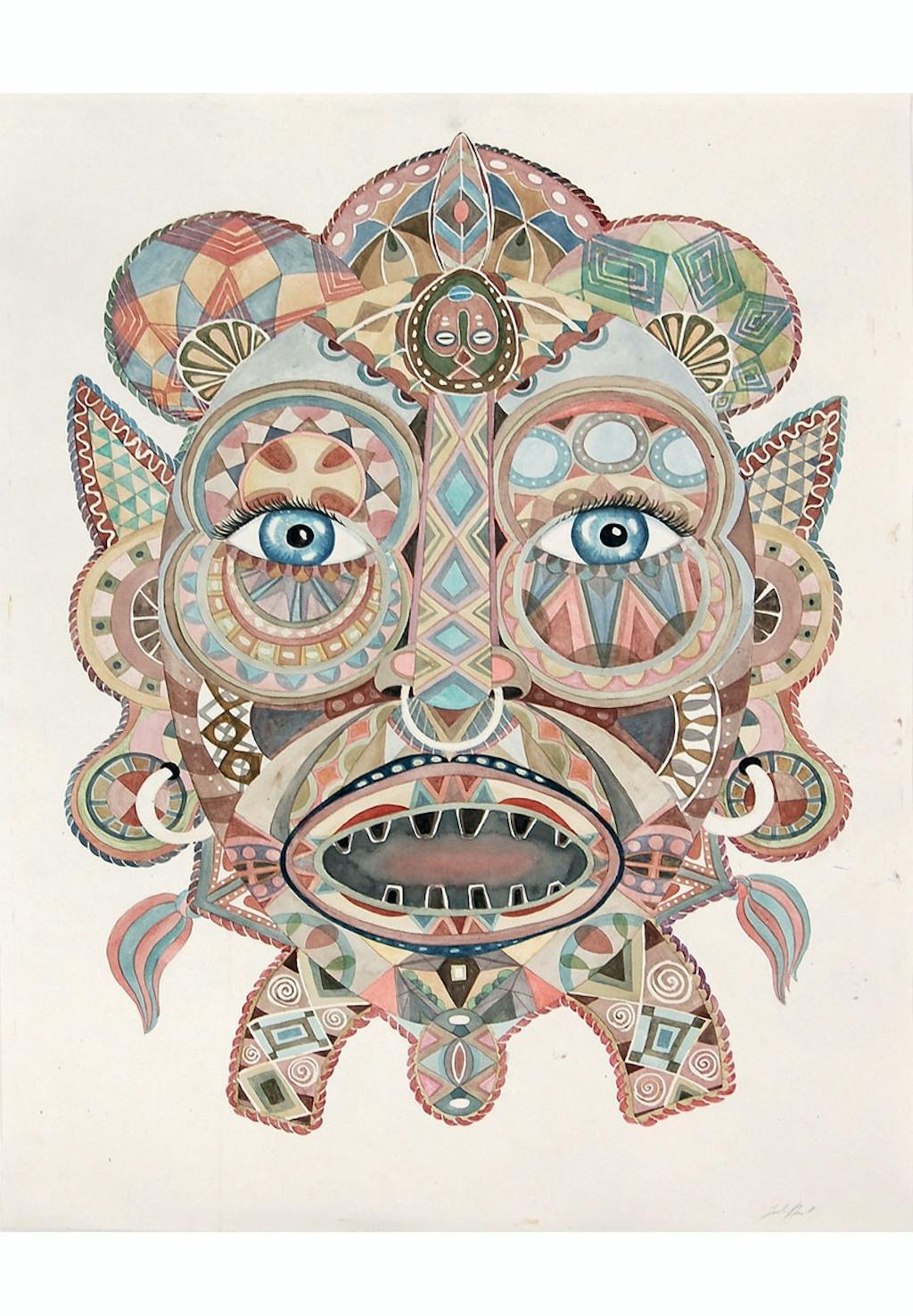 Kunstneren Julie Nords billeder af masker