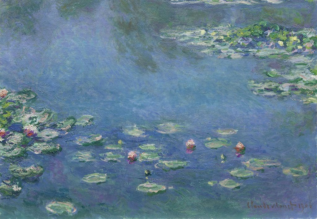 Monets Åkander fra Ordrupgaards Monet-udstilling i efteråret 2016.