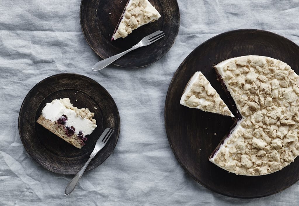 Cheesecake med kirsebær