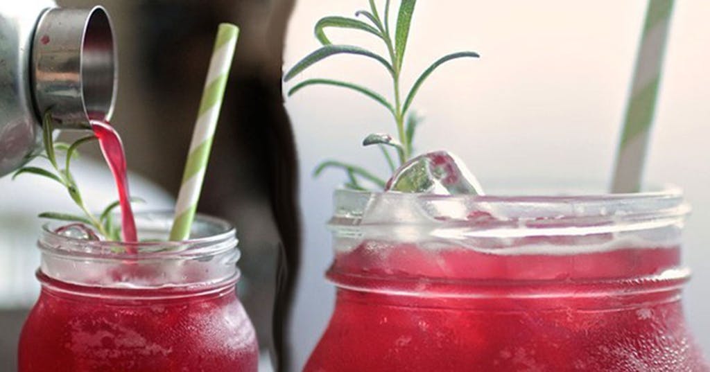 Solbær Whiskey limonade