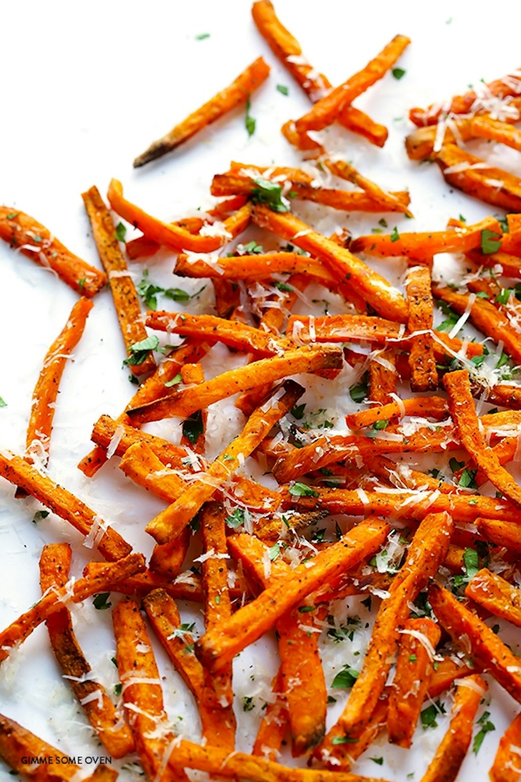 Kartoffelsnitter med parmesan Kartoffelsnitter med parmesan