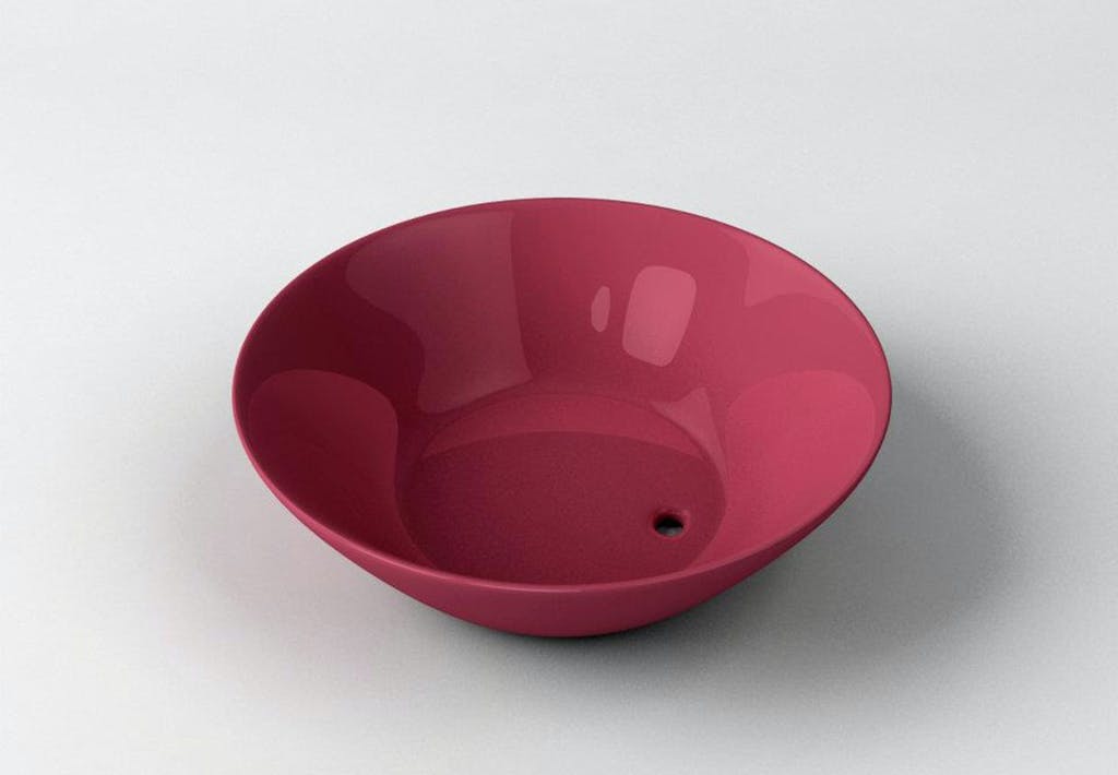 Der er et hul midt i skålen