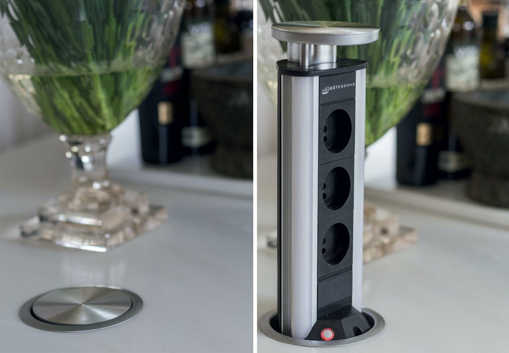 Praktiske detaljer i køkkenet