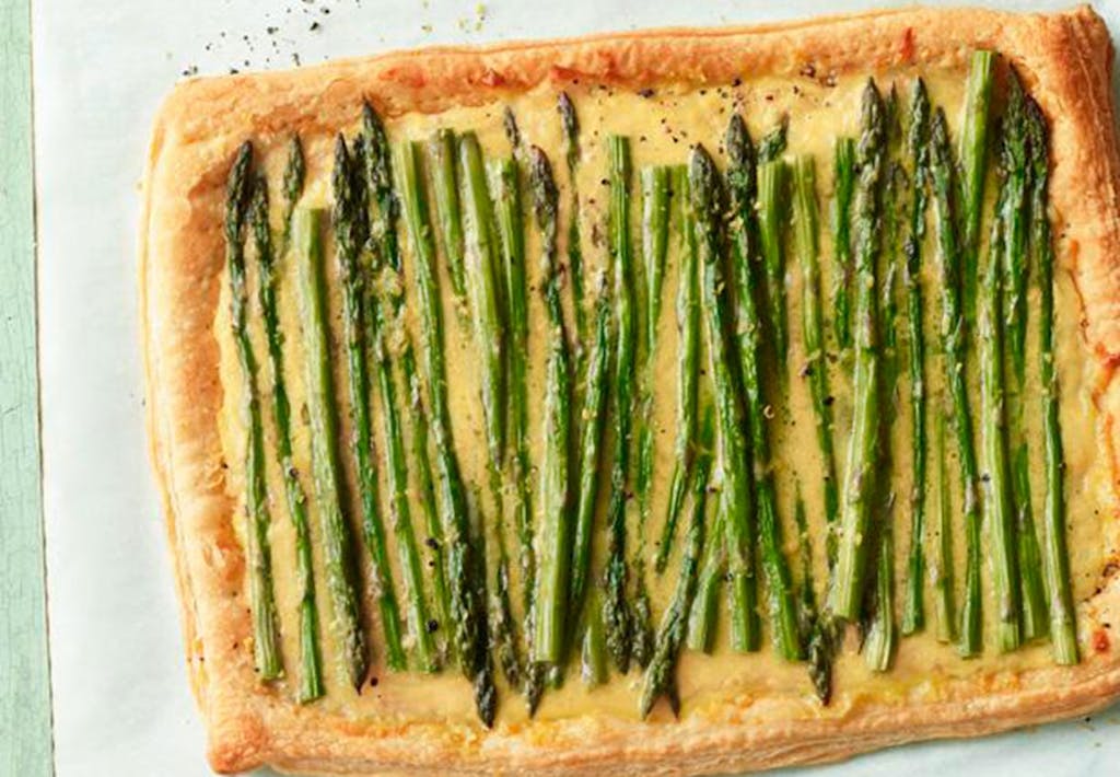 Tærte med asparges
