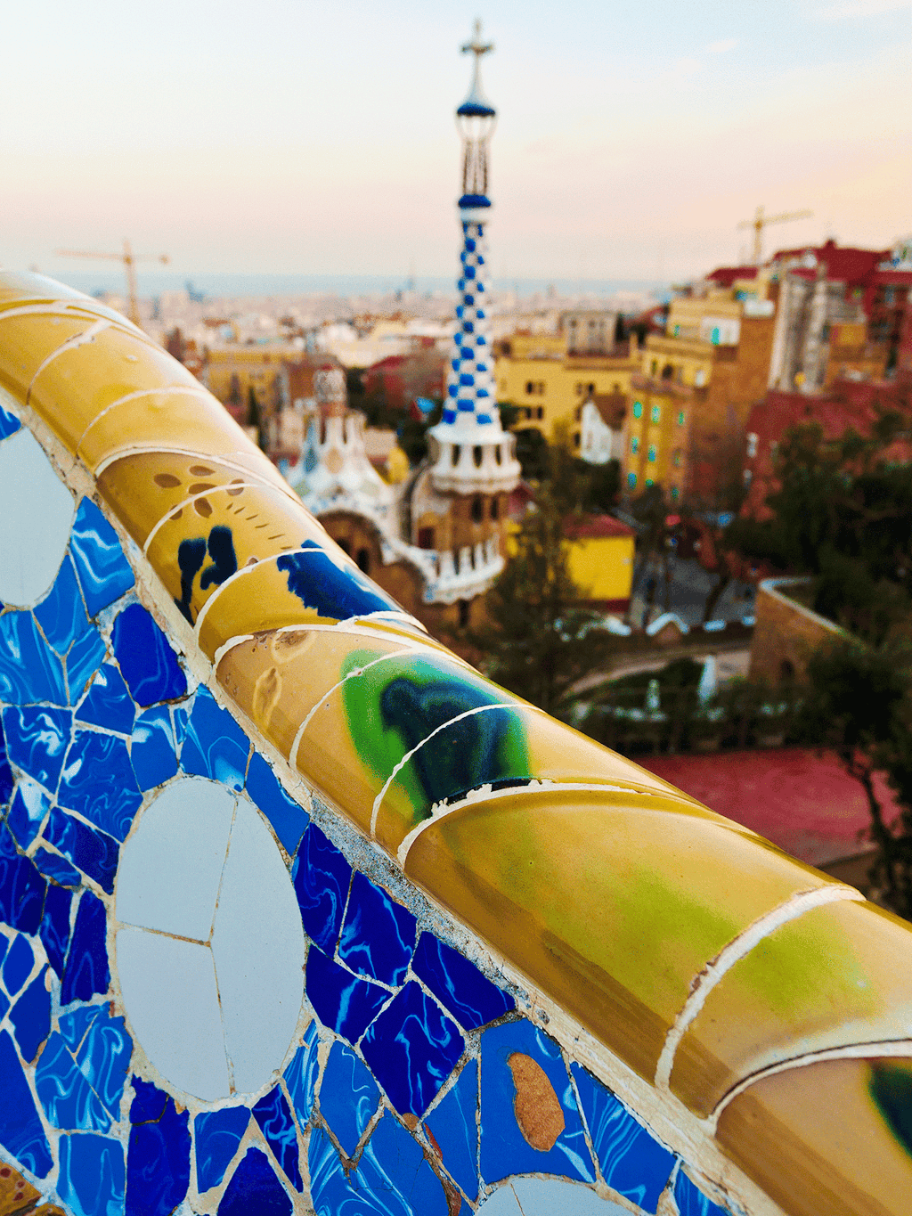 Park Güell, Barcelona, Spanien Park Güell, Barcelona, Spanien