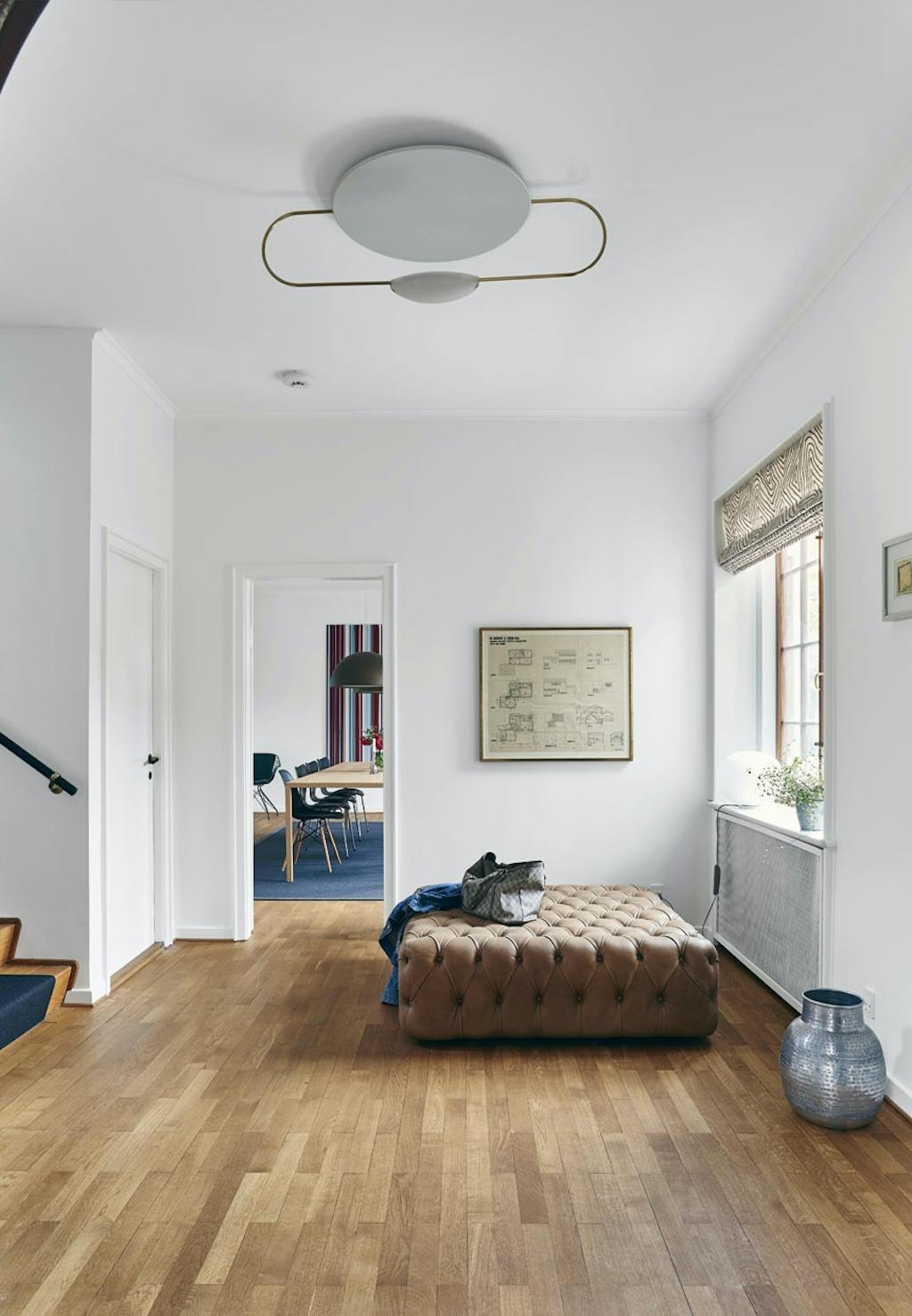 Læderpuf fra De Padova