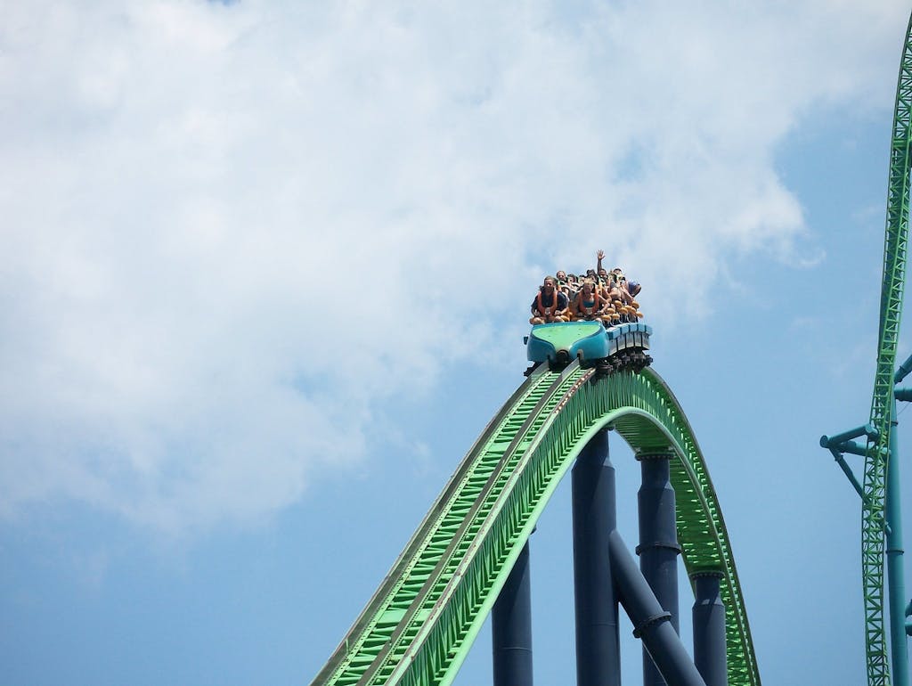Prøv rutsjebanen Kingda Ka i forlystelsesparken Six Flags Great Adventures i New Jersey