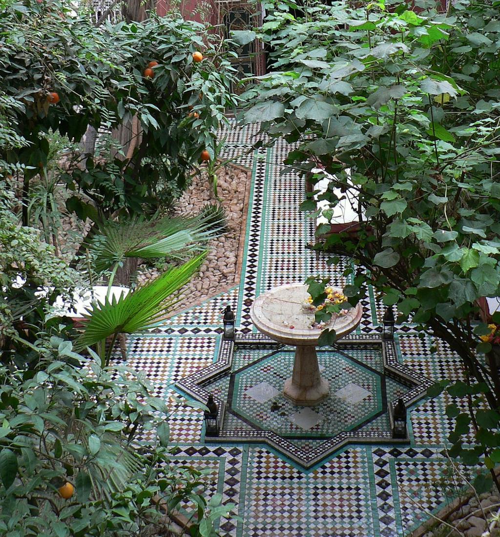 Atrium i Marrakech