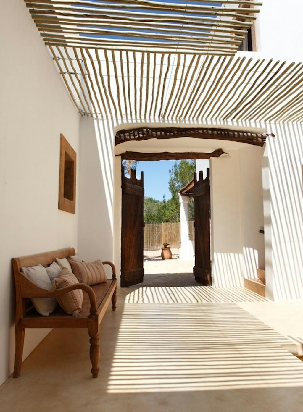 Korridorer og ovenlys i sydlandsk klima