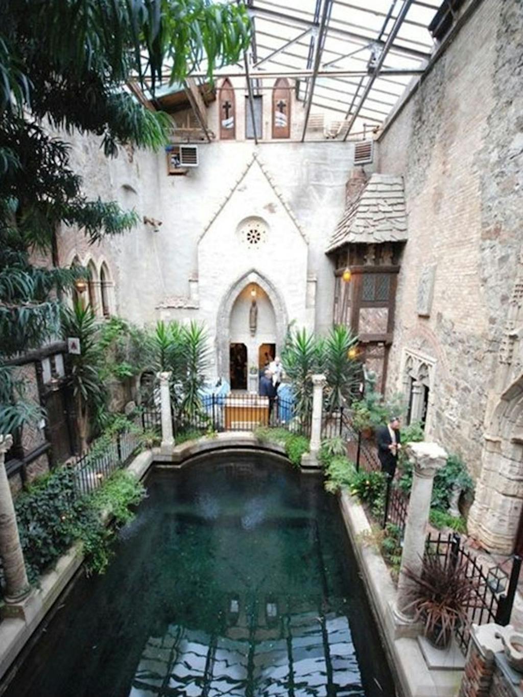 Atrium i gammelt kloster