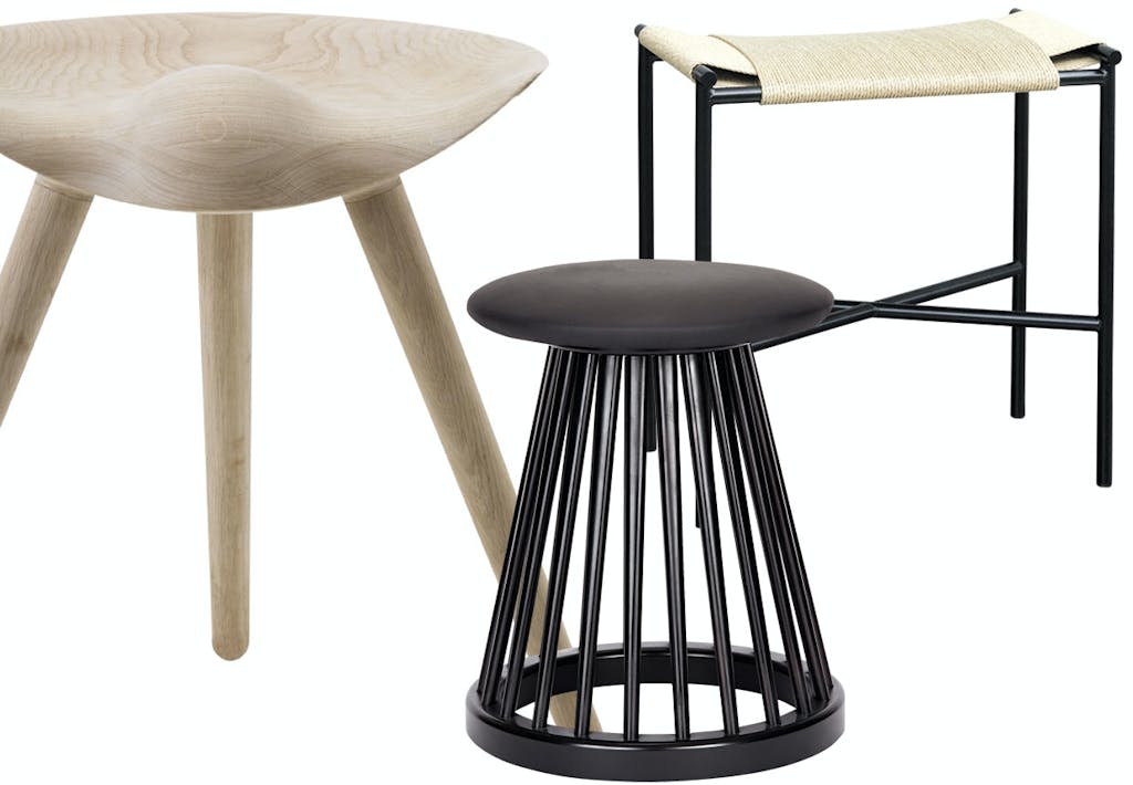 Smukke og praktiske skamler og taburetter