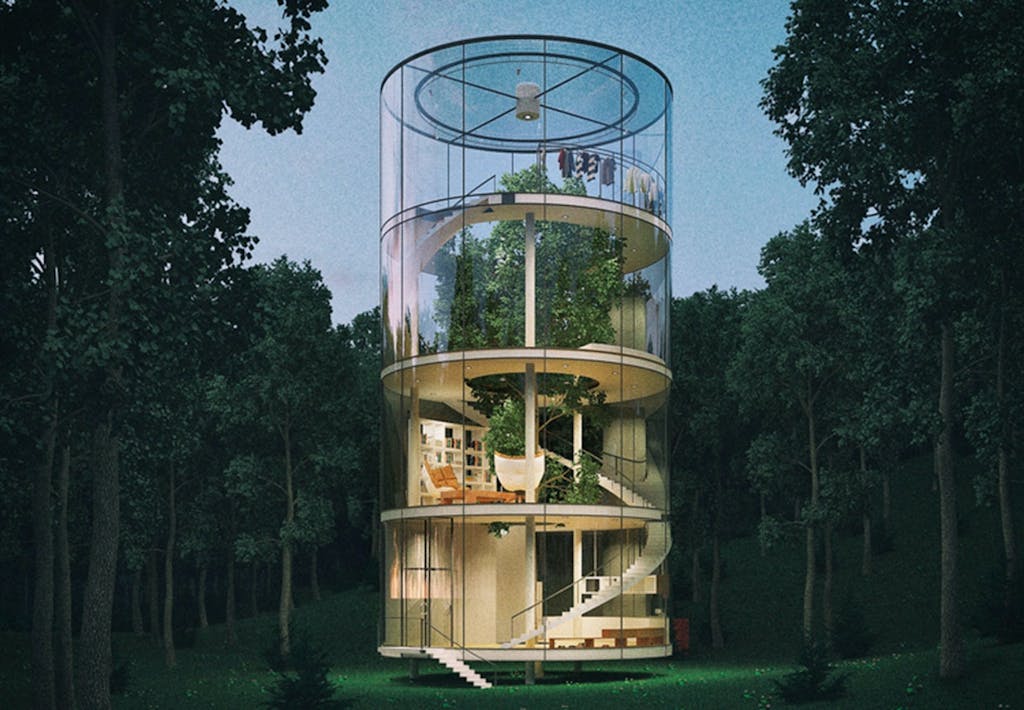 Glastræhus i Gribskov