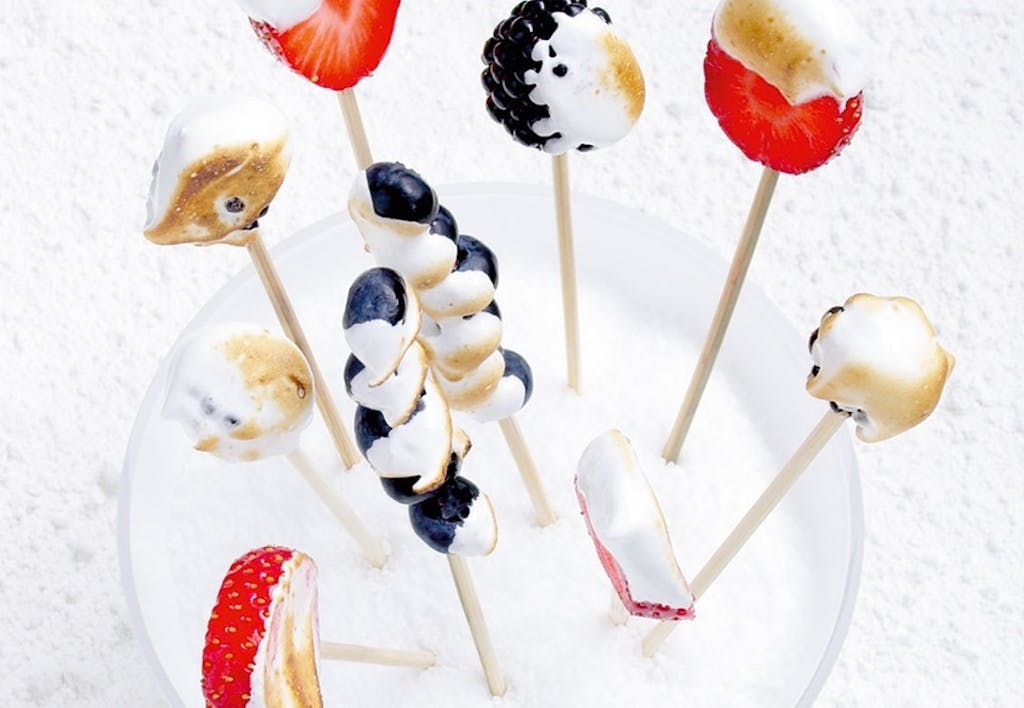 Bær i brændt marengs