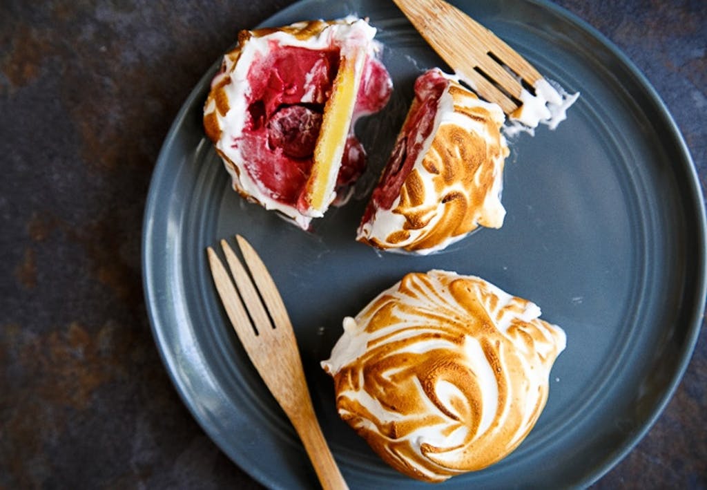 Baked Alaska i lækre miniudgaver