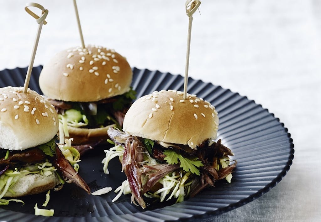 Miniburgere med hoisin-and
