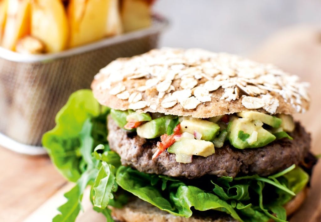 Luksusburger med fritter