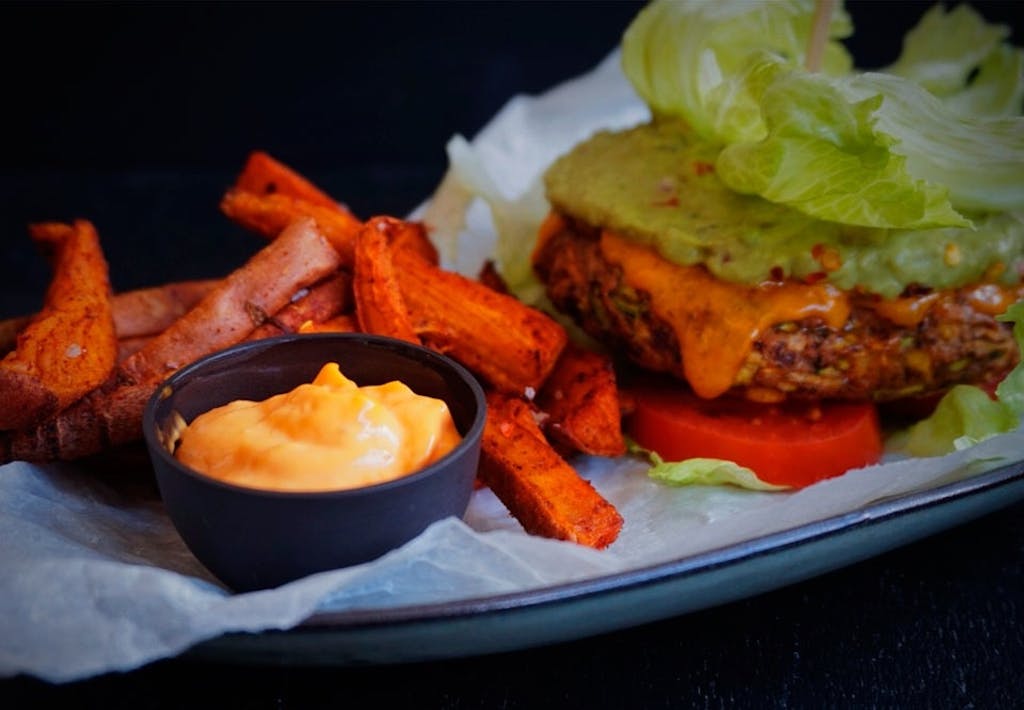 Snasket vegetarburger