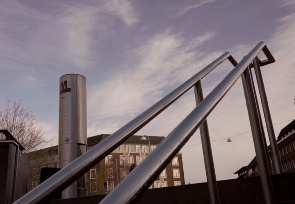 Knud Holscher Metrodesign. Gelænder.